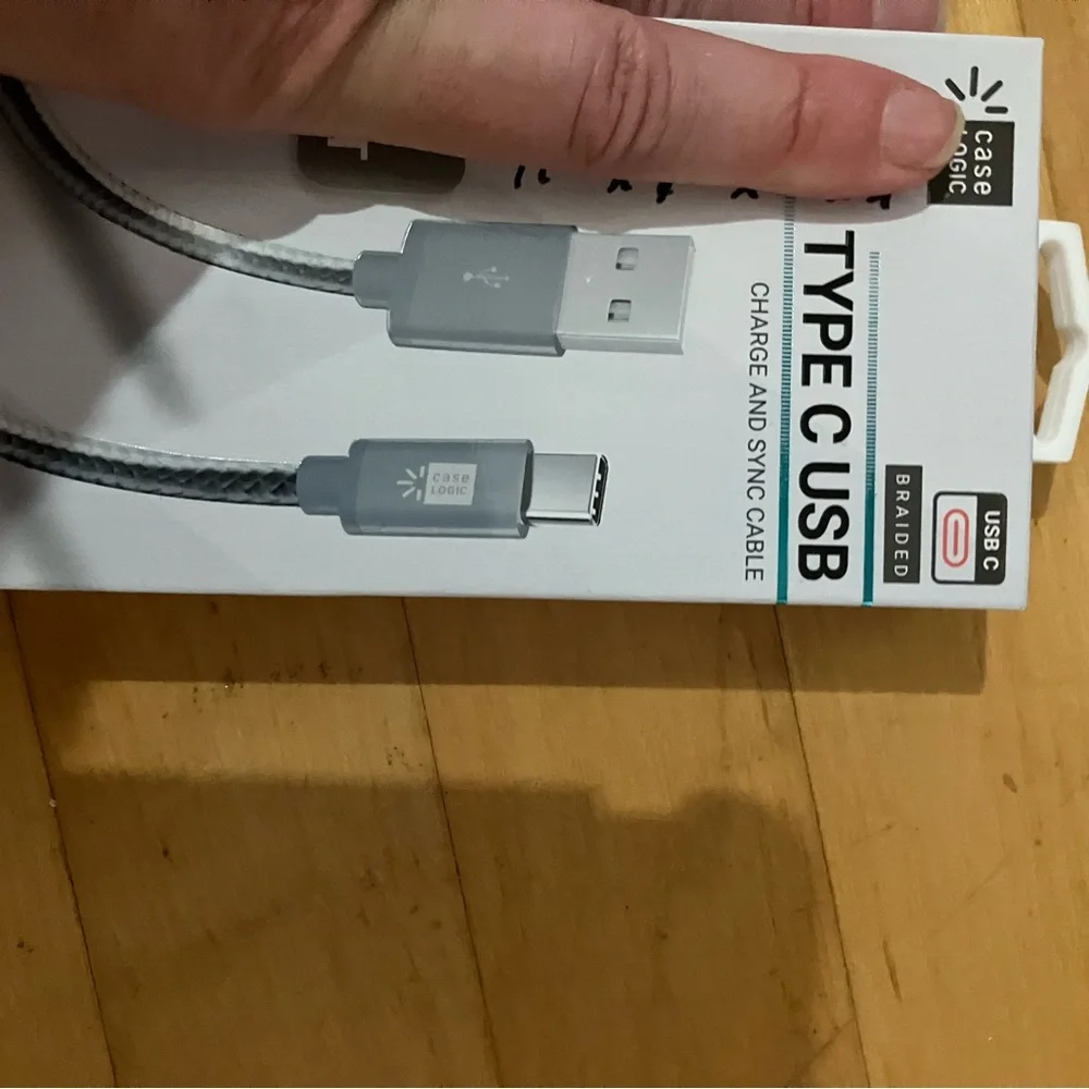 Silver USB-C Charging Cable